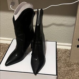 Guess Black Heeled Boots